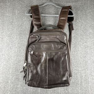 Renwick Genuine Leather RFID Laptop Backpack Brown Travel Business Bag 15”